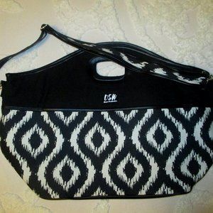 Ikat Print Insulated Travel Tote